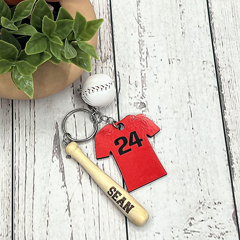 Baseball Keychain