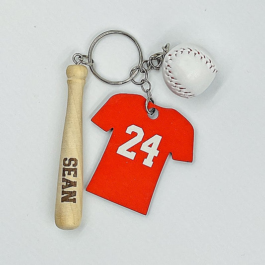 Baseball Keychain