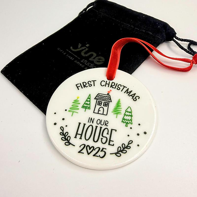 First Christmas in Our House 2025 Ornament