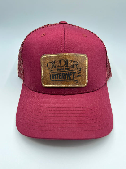 Trucker Hat with Leather Patch