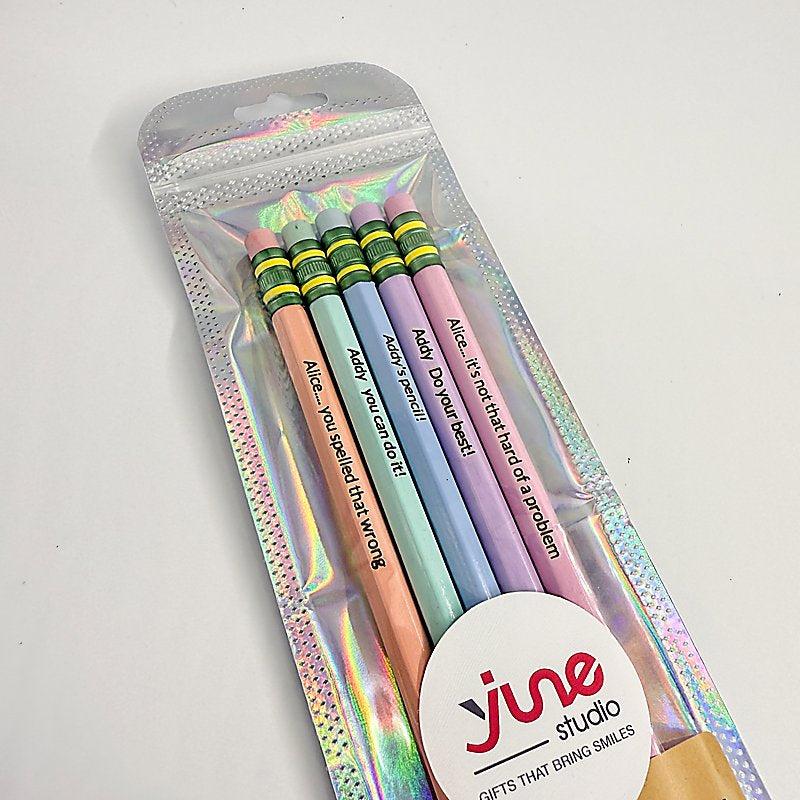 Engraved Ticonderoga Pencils