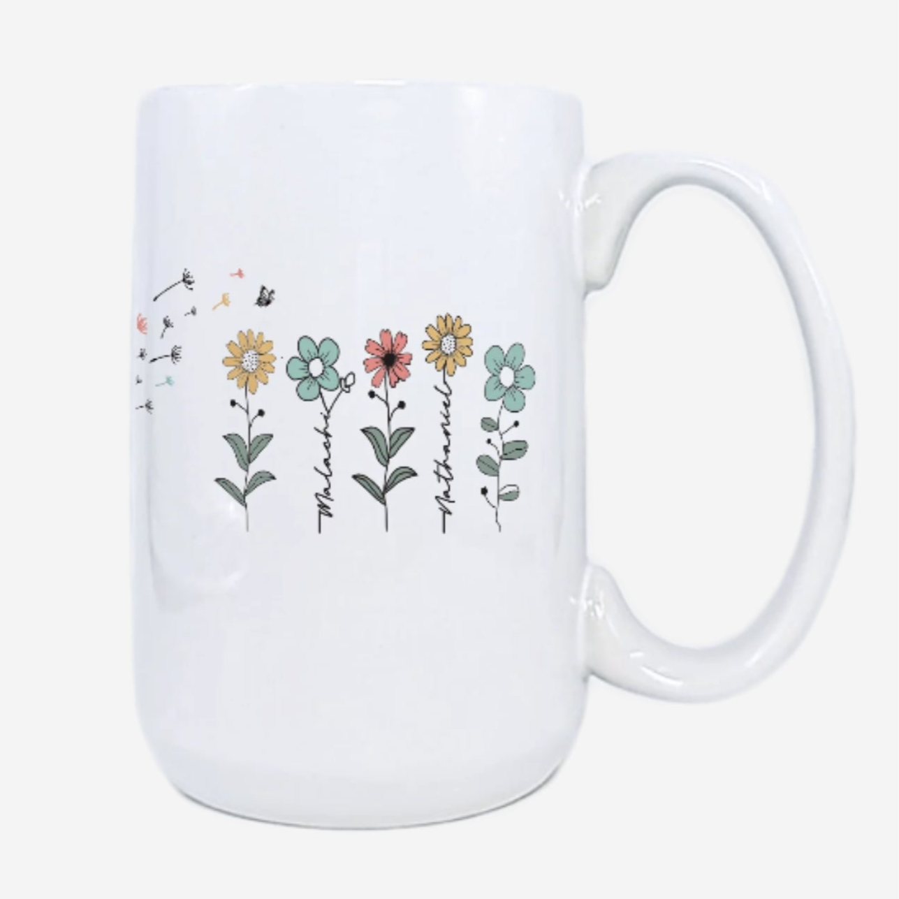 Praying Moms Club and Custom Kids Names Mug