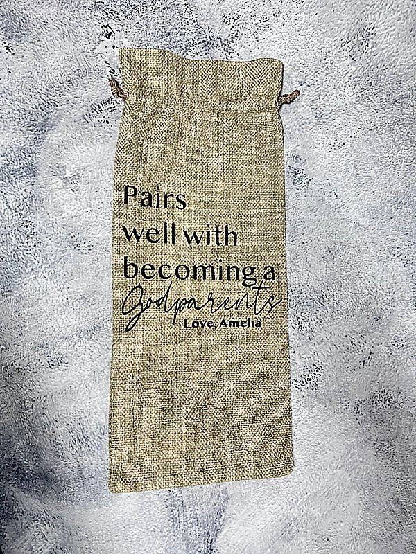 Burlap Bottle Sleeve