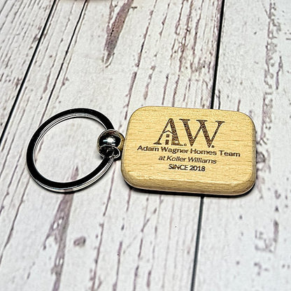 Bamboo Keychain