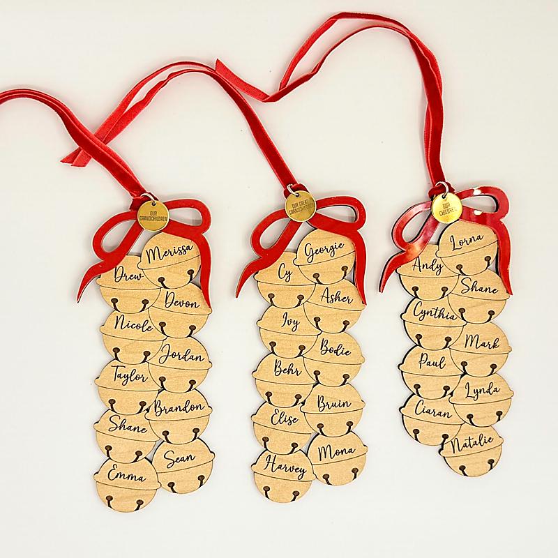 Jingle Bells Family Names Ornament