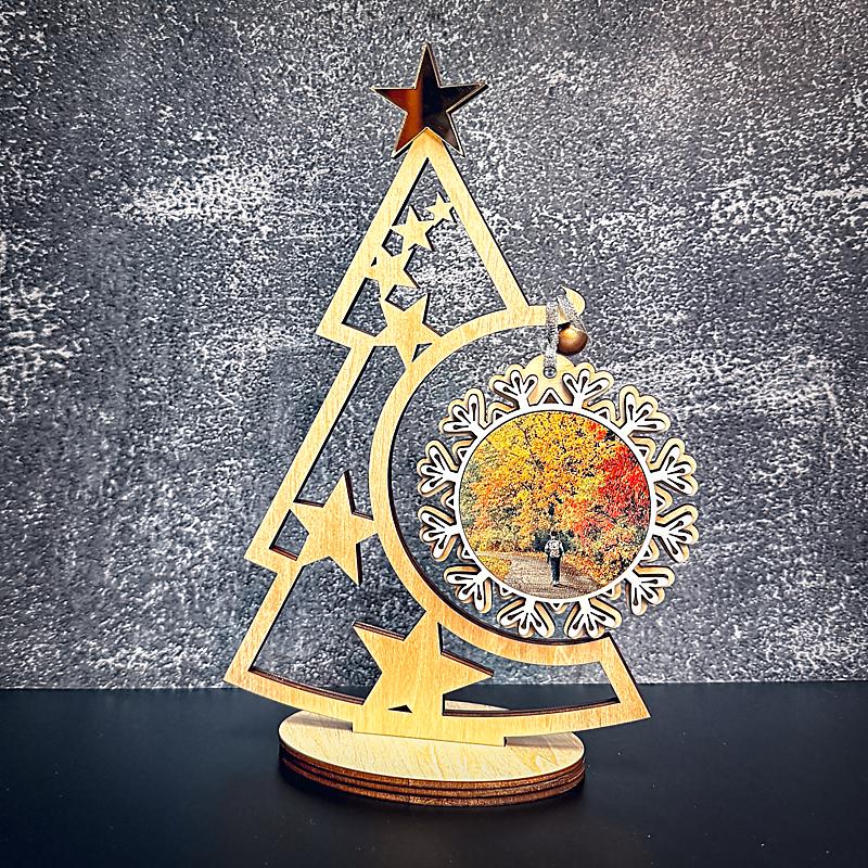 Christmas Tree Ornament Display Stand