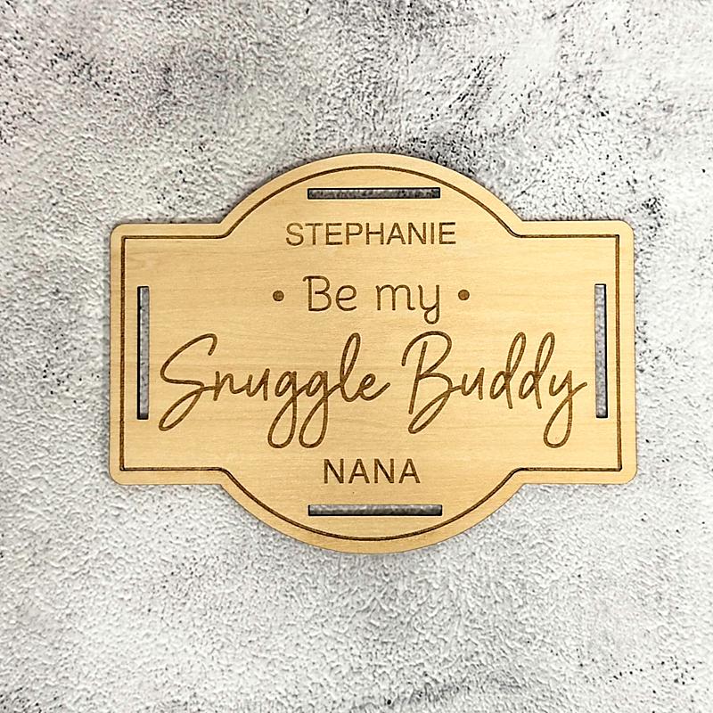 Holiday Velvet Plush Throw with Engraved  Gift Tag