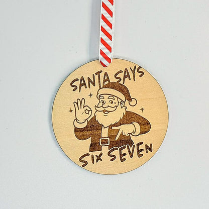 67 Era Holiday Ornament Popular 2025 Humor Keepsake