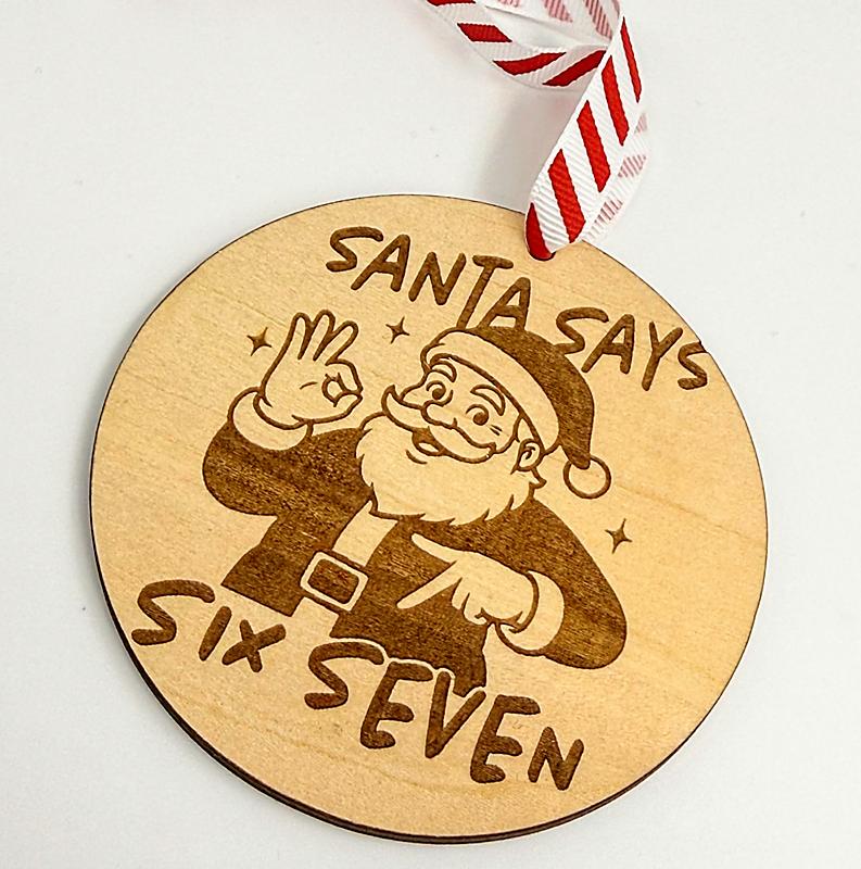 67 Era Holiday Ornament Popular 2025 Humor Keepsake