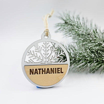 Personalized Snowflake Ornament