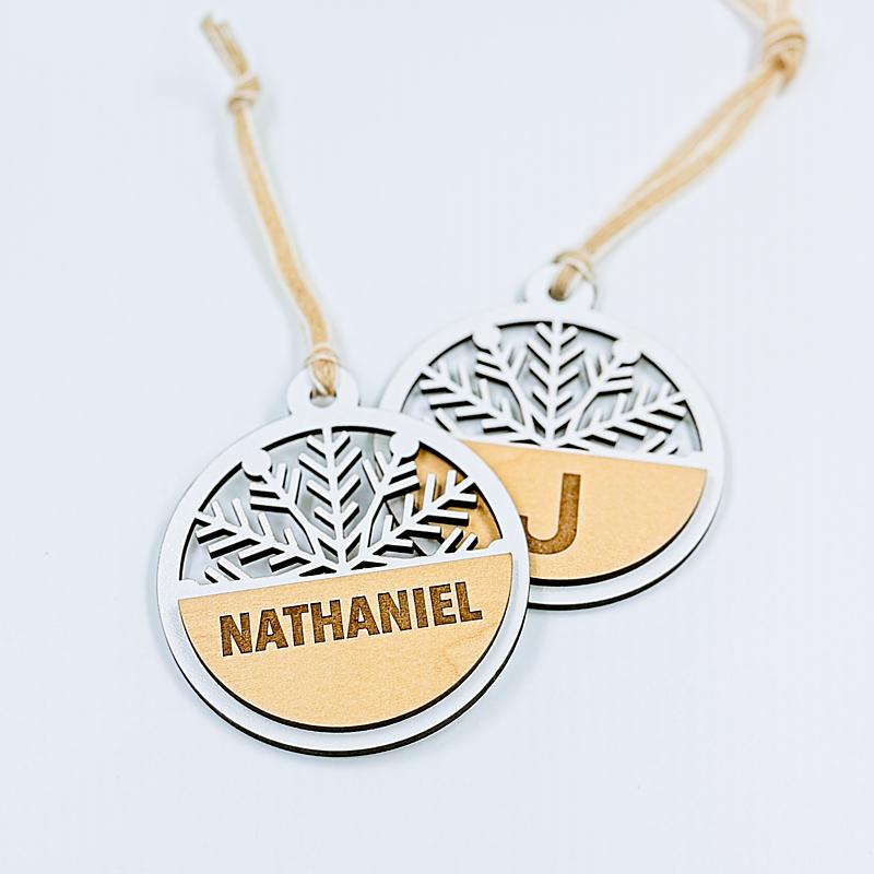 Personalized Snowflake Ornament