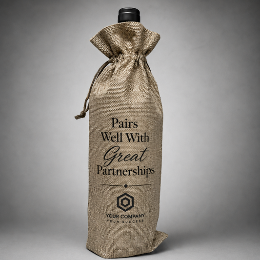 Burlap Bottle Sleeve