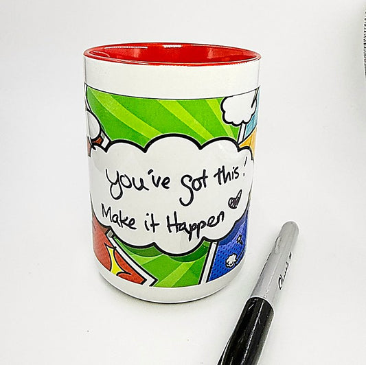 Comic Theme Mug - Your mug, your message