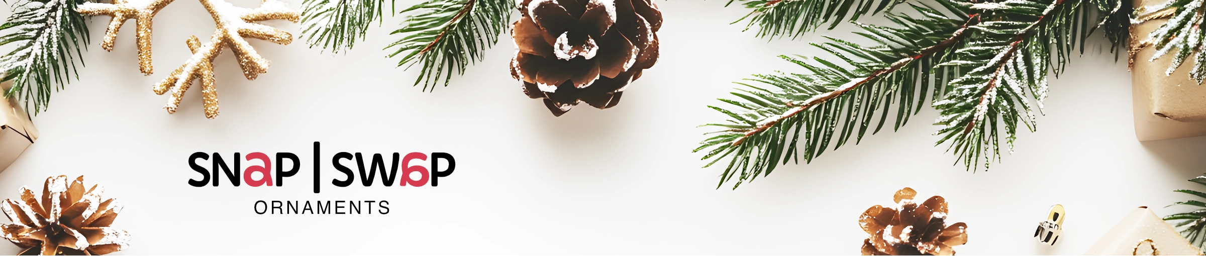 YJune Studio Snap + Swap ornament collection